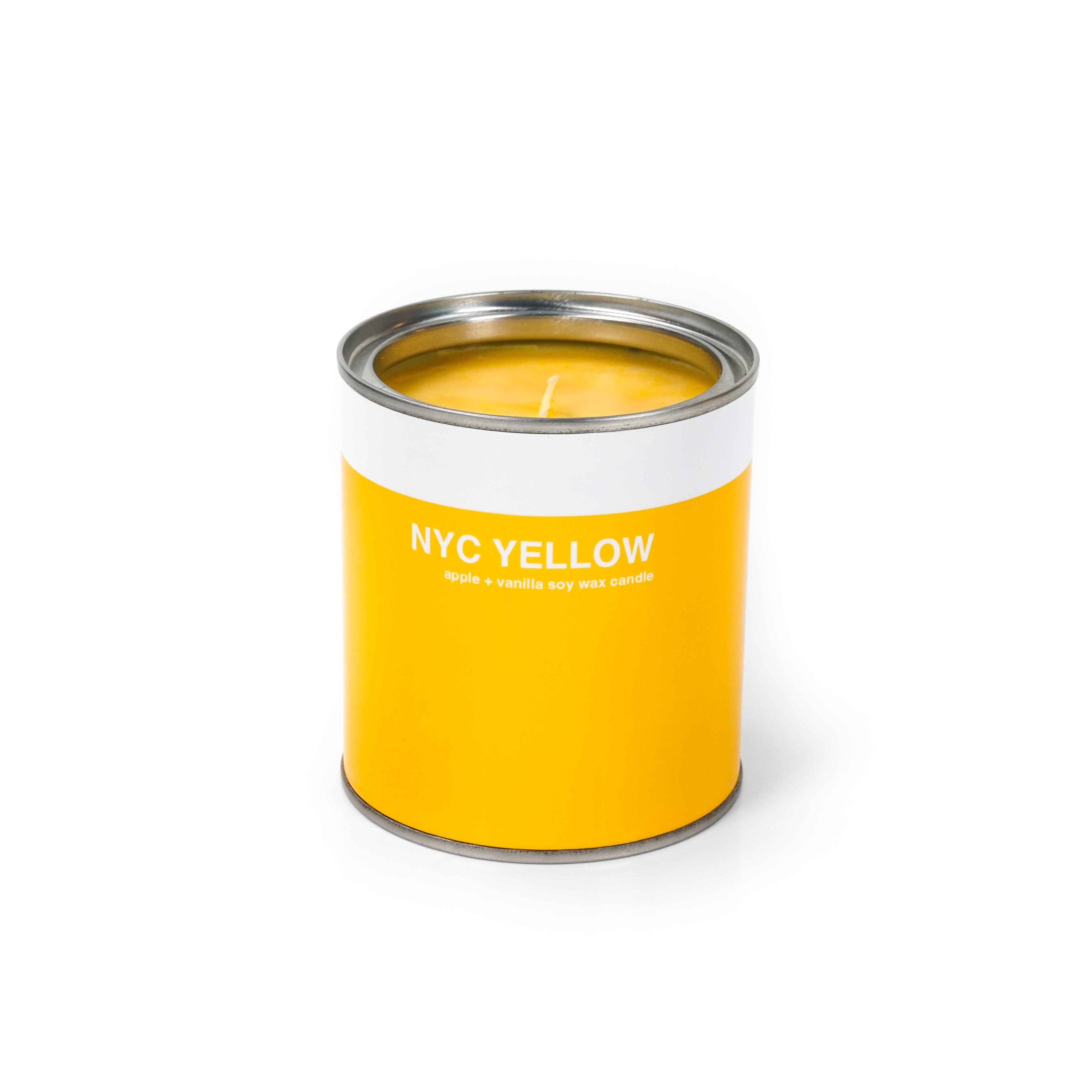 NEW YORK YELLOW CAN CANDLE (APPLE+VANILLA)