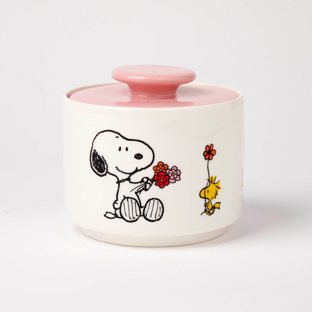 Peanuts Candy Jar Love is in Bloom