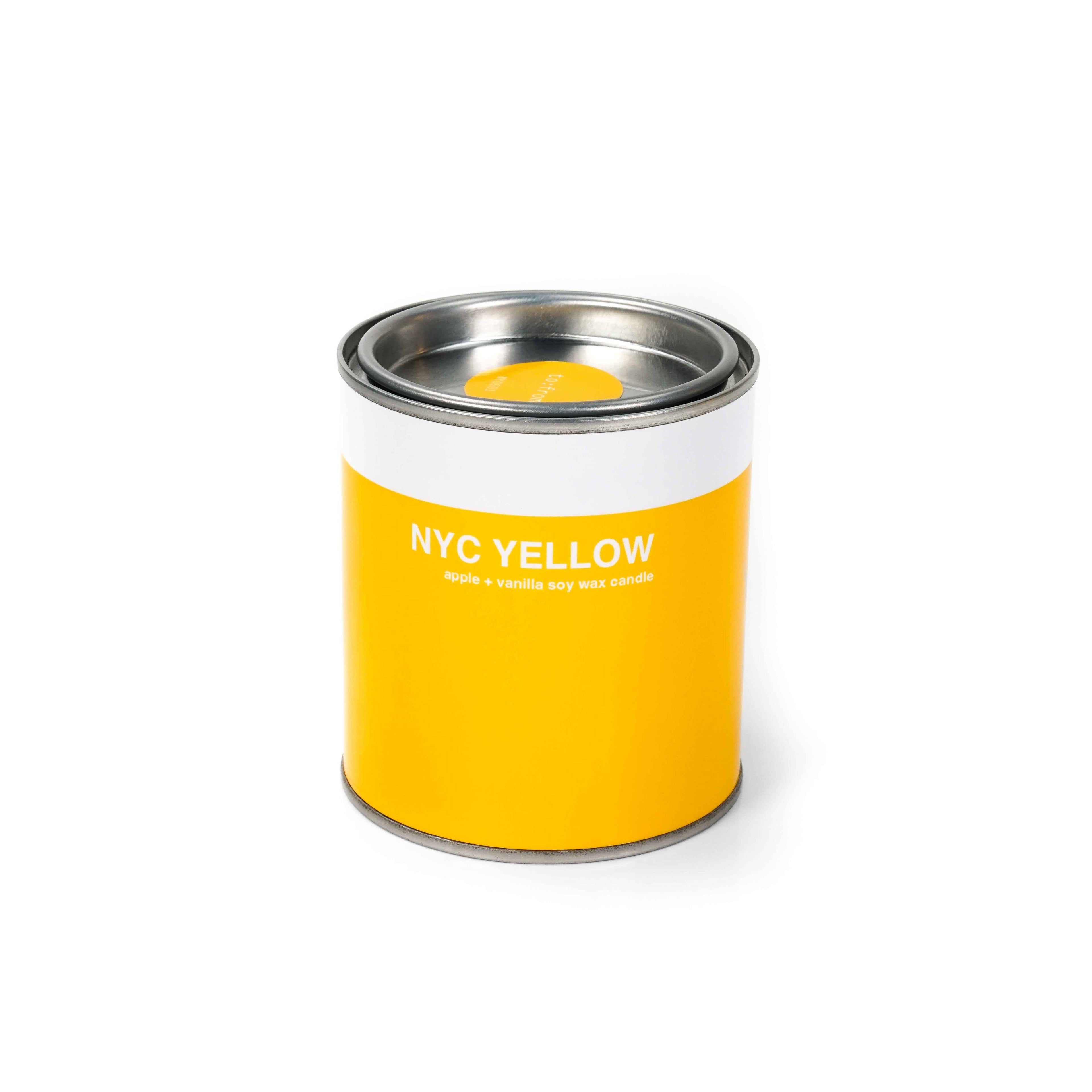 NEW YORK YELLOW CAN CANDLE (APPLE+VANILLA)