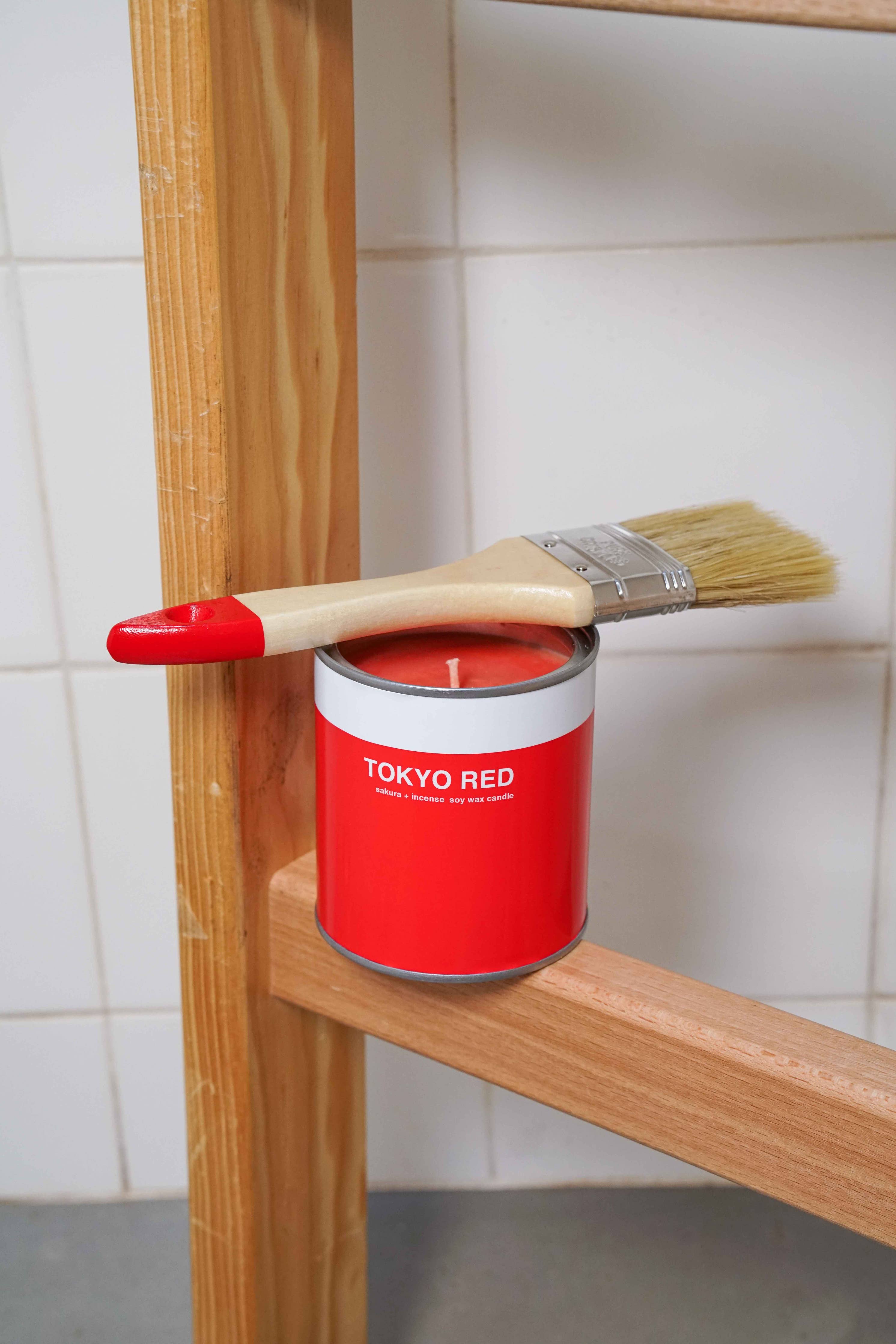 TOKYO RED CAN CANDLE (SAKURA + INCENSE)